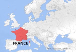 carte situation France