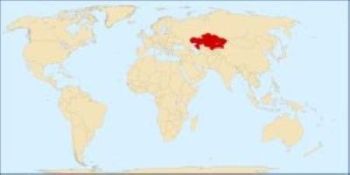 carte situation Kazakhstan